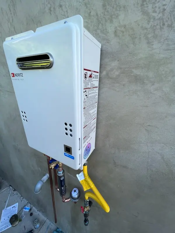 Tankless water heater installation for Husted homes
